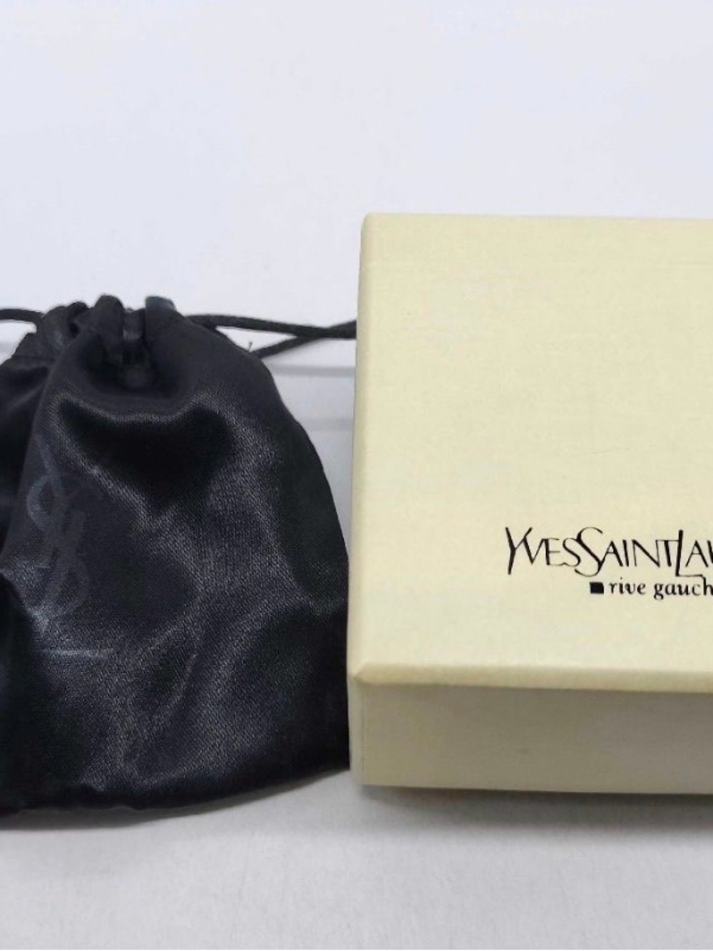 YSL Gold-Tone Floral Charm Bracelet - with (COA) - Picture 2 of 7
